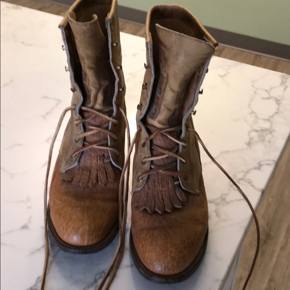 Vintage pair of ladies Justin boots